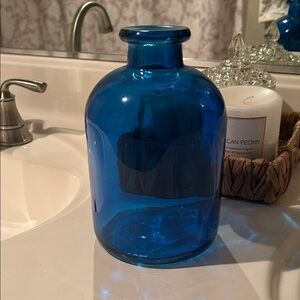 Blue Glass Vase